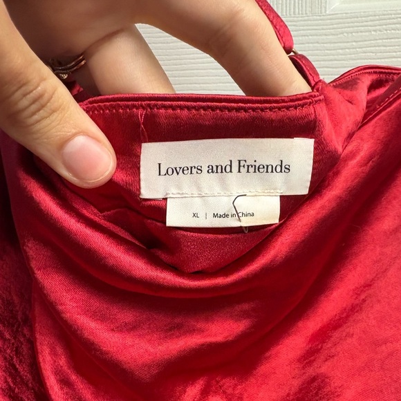 REVOLVE Lovers and Friends Renata One Shoulder Midi Dress Size XL - Picture 3 of 5